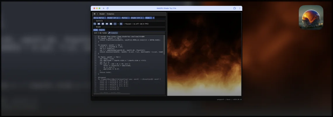 WebGPU Shader Toy